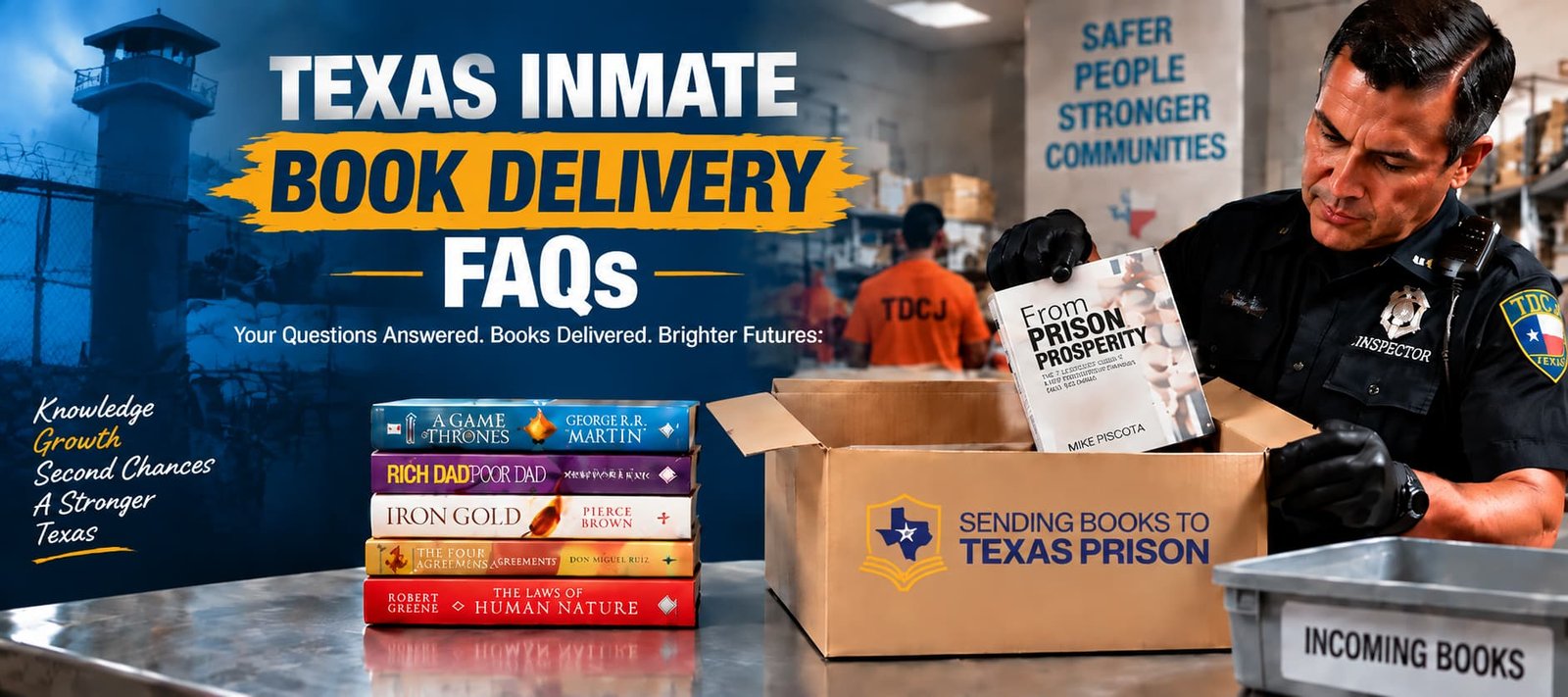 Texas Inmate Book Delivery: Frequently Asked Questions