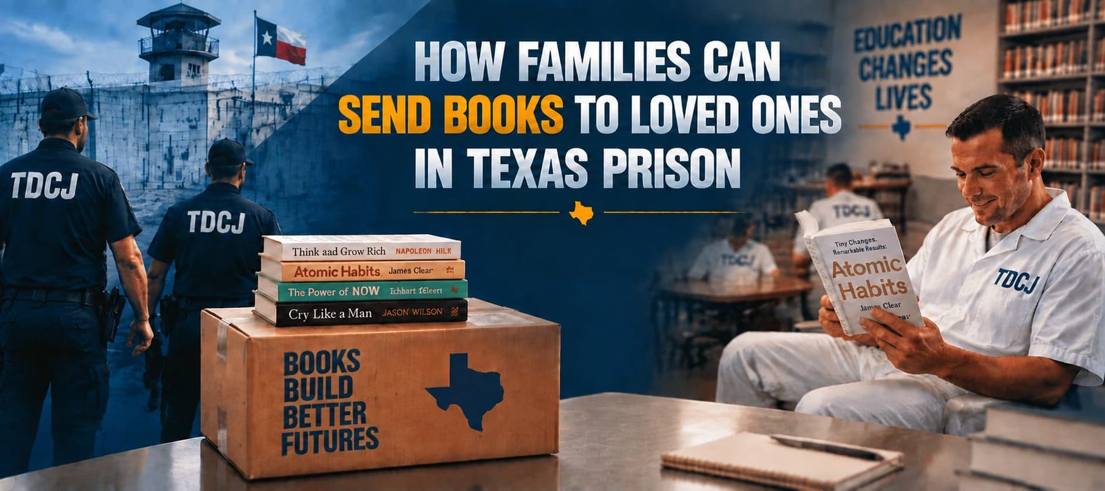 How Families Can Send Books to Loved Ones in Texas Prison